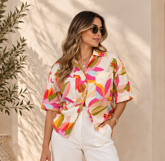 Camisa en Lino