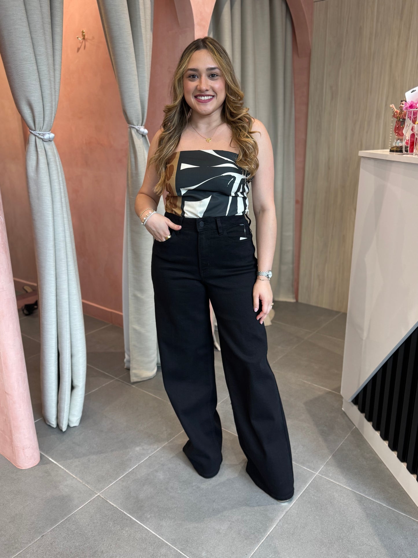 Black Wide Leg Jeans