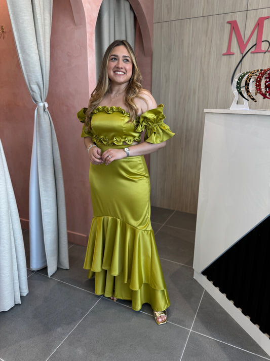 Set Paulina Verde Manzana