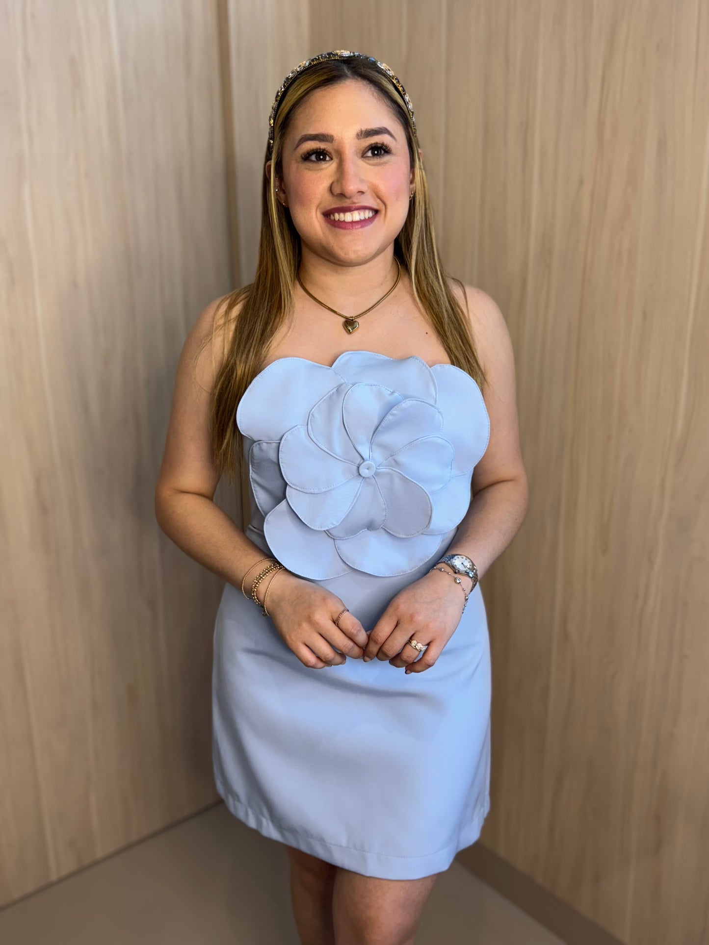 Vestido Andy Celeste