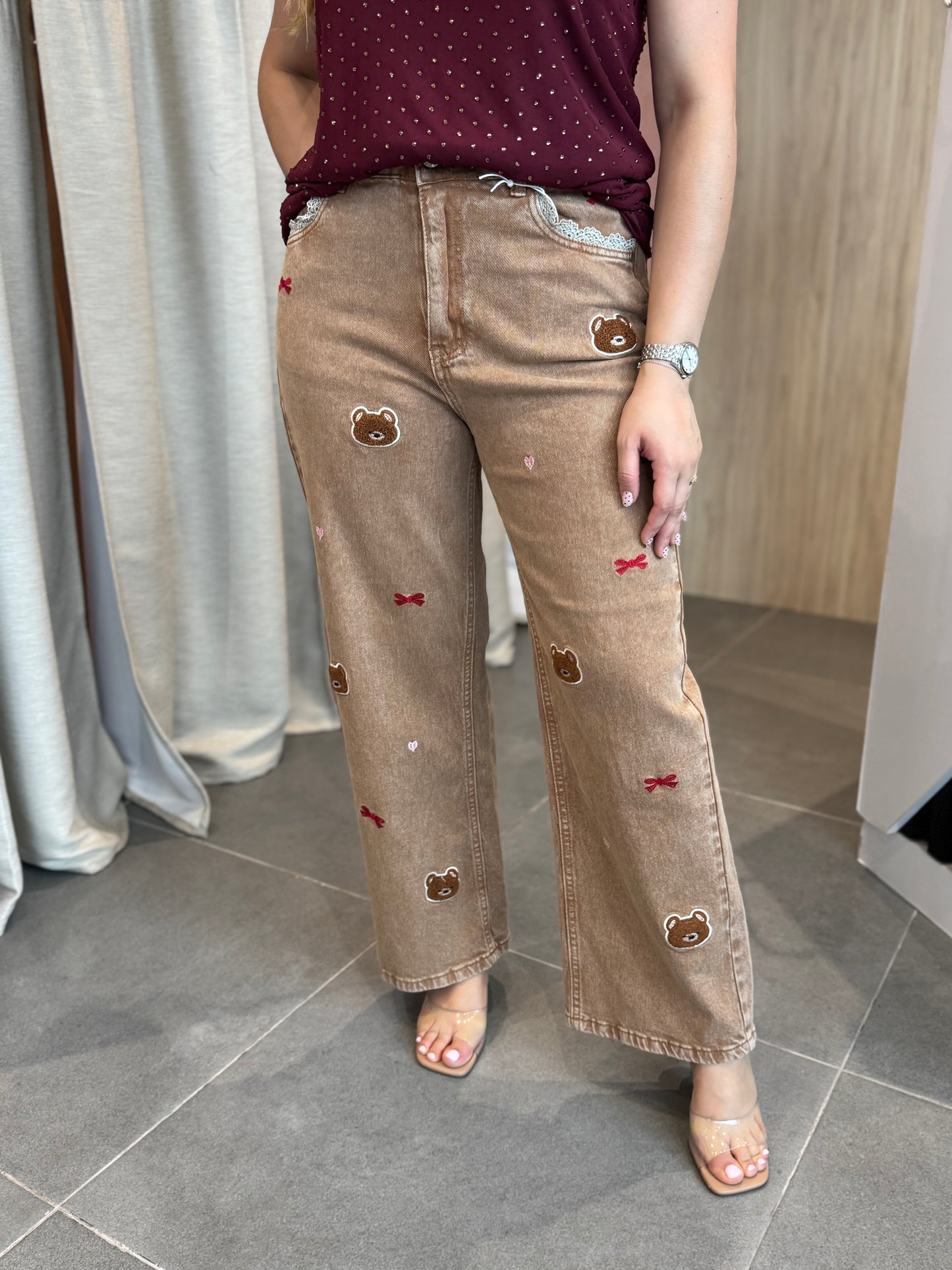 Teddy Cocoa Jeans