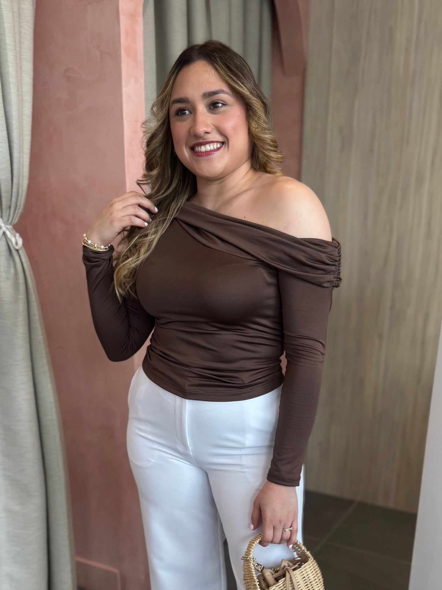 Blusa Rocío Chocolate