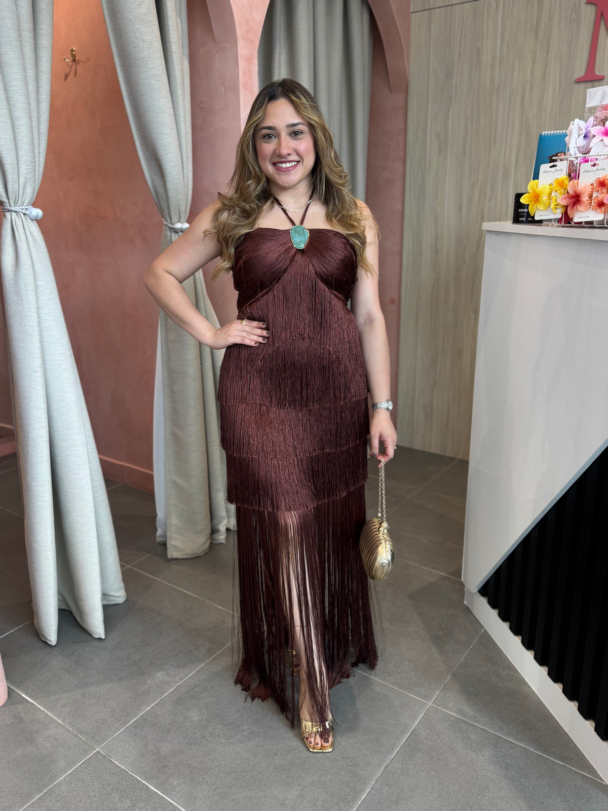 Maylin Choco Maxi Dress