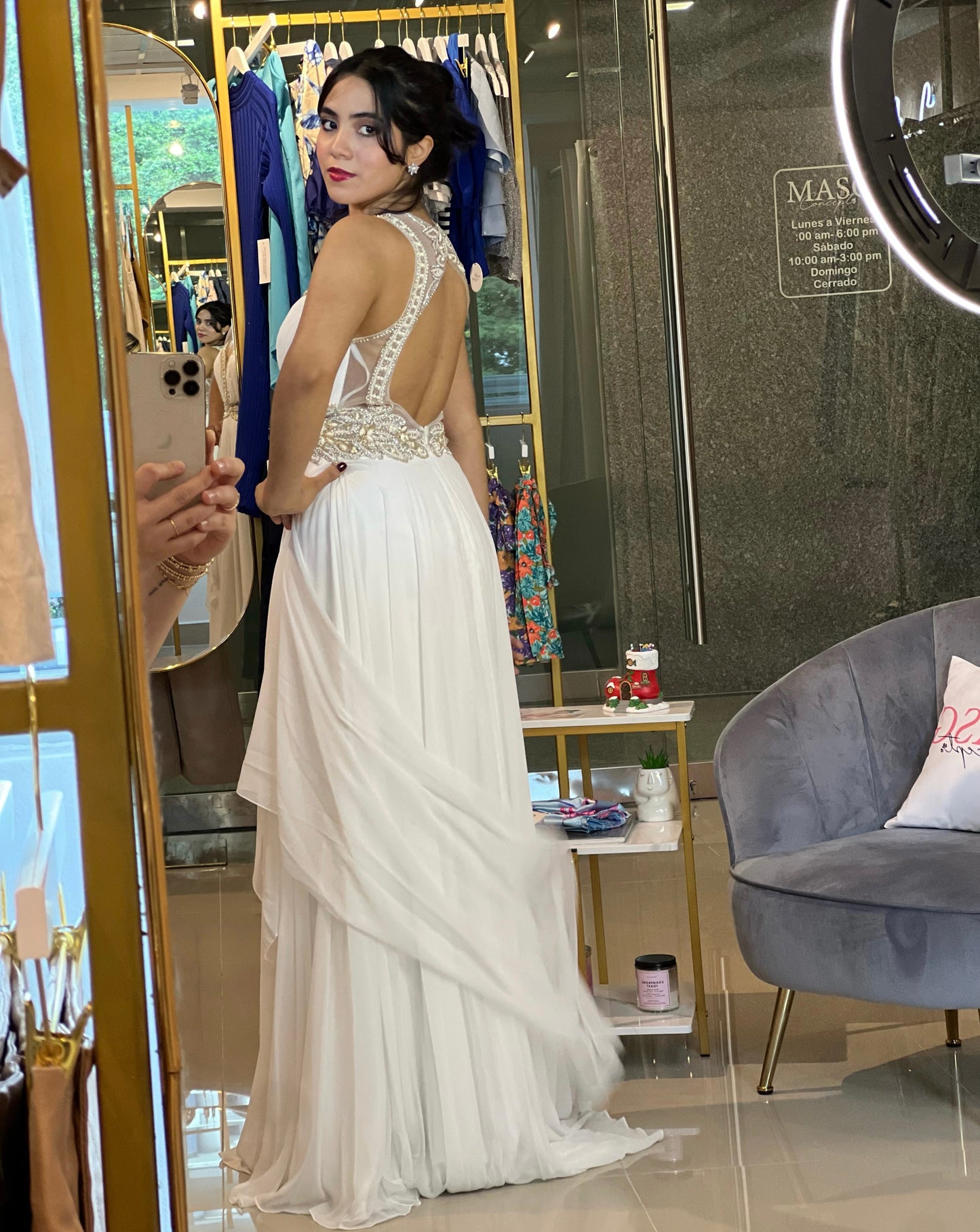 White Formal Dress