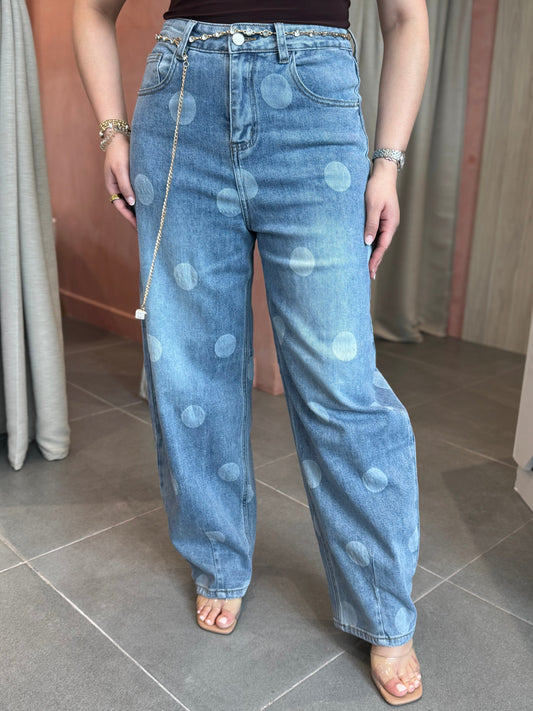 Polka Dot Jeans