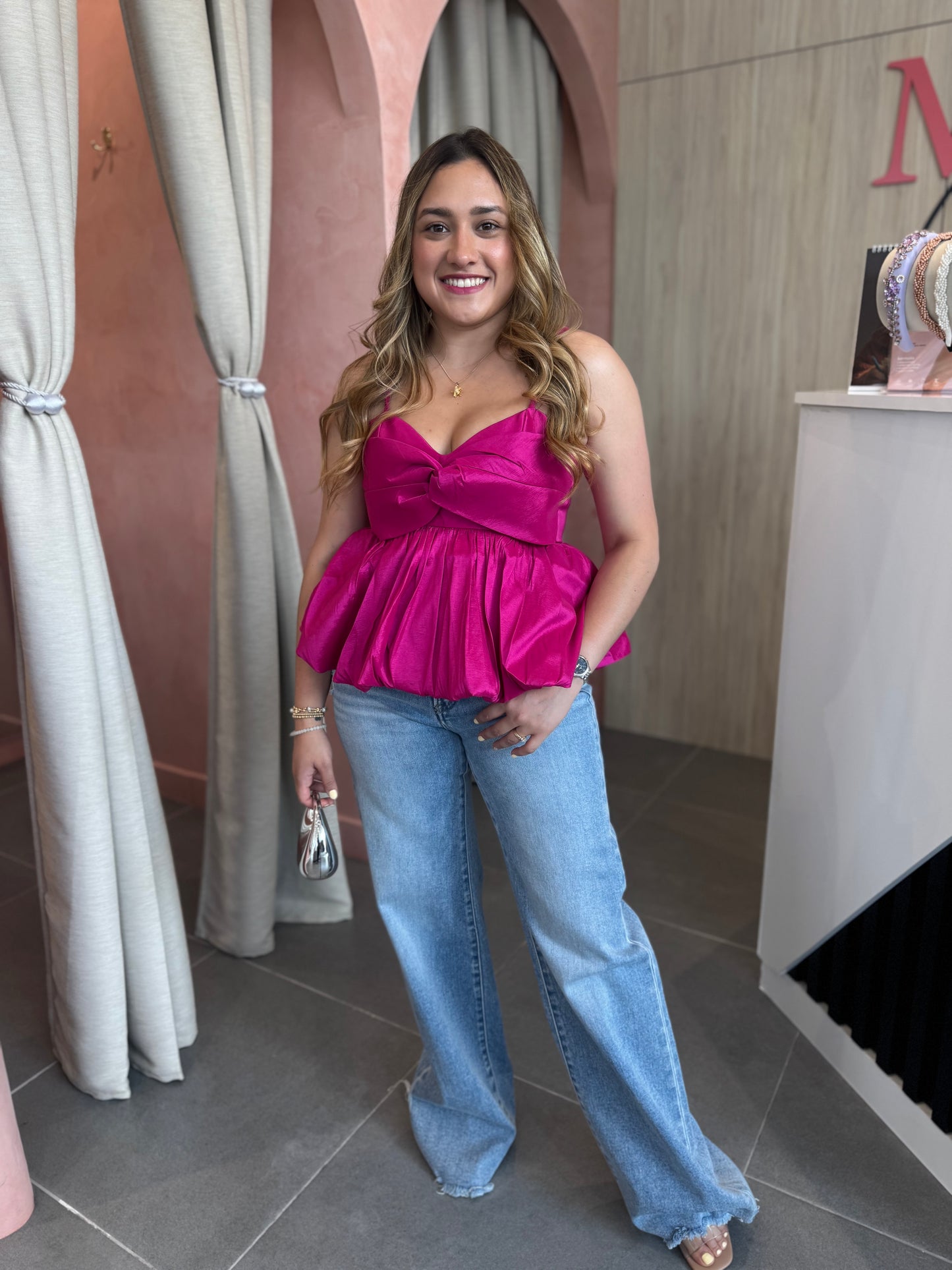 Blusa Noelia Fucsia