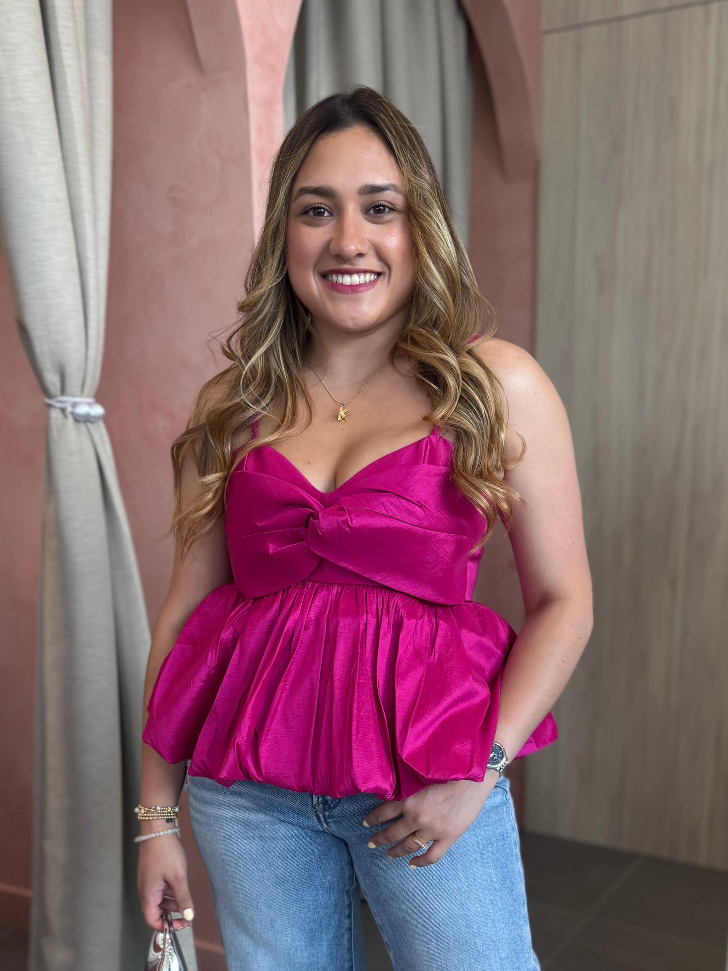 Blusa Noelia Fucsia