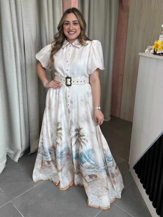 Apricot Maxi Dress