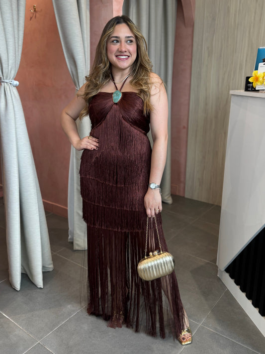 Maylin Choco Maxi Dress