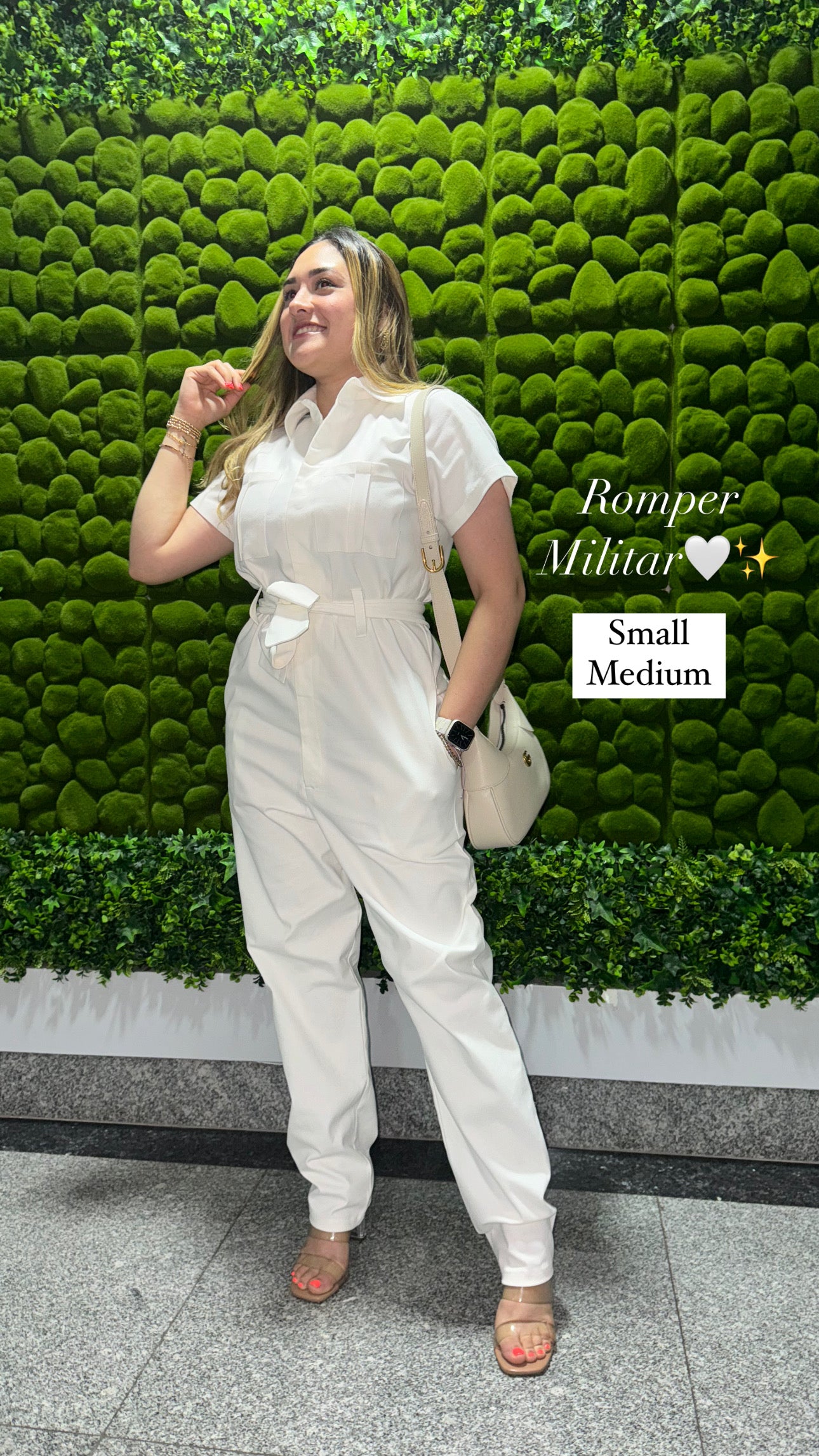 Jumpsuit Militar Blanco