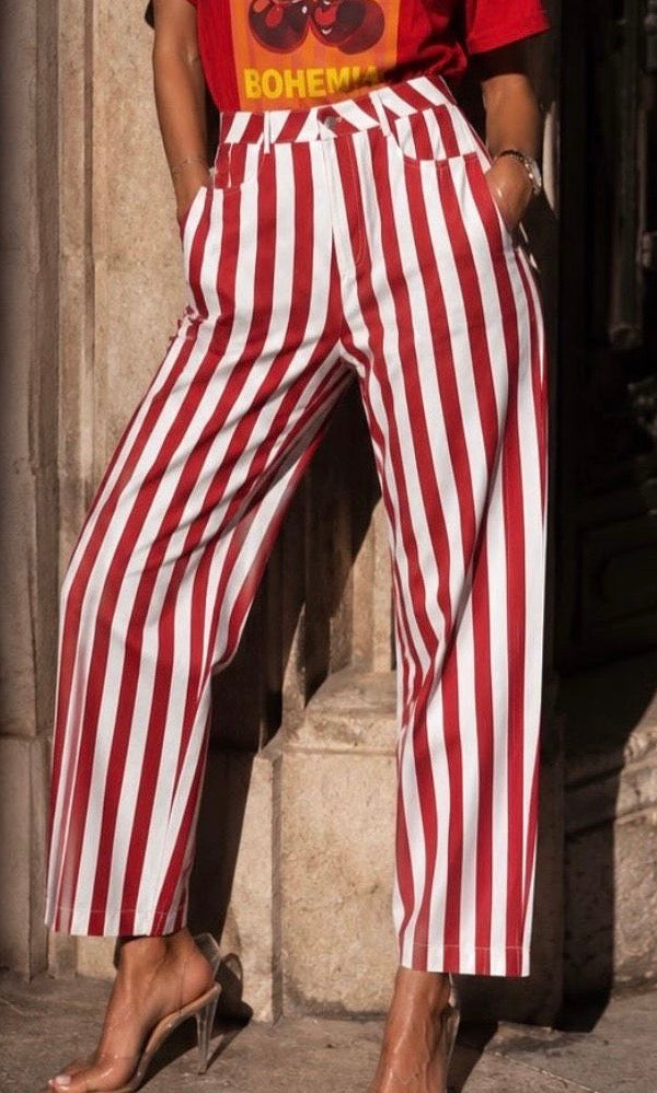 Jean de Rayas Rojo/Blanco
