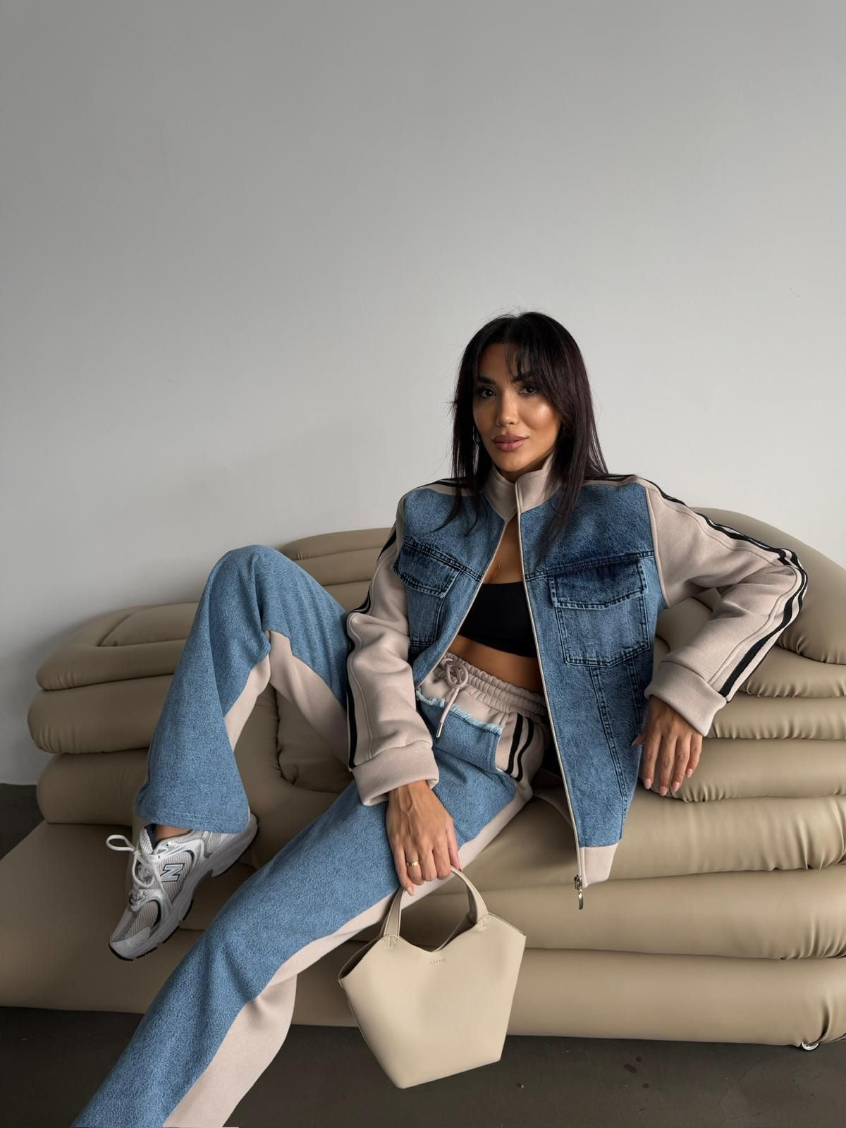 Elka Cotton Denim Set