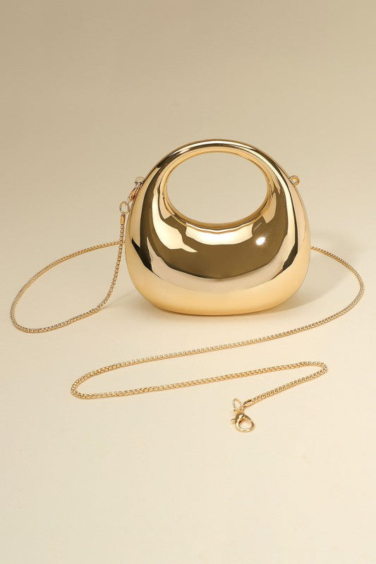 Gold Clutch Crossbody Bag - 21 nov