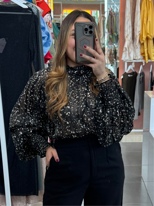 Adela Satin Blouse