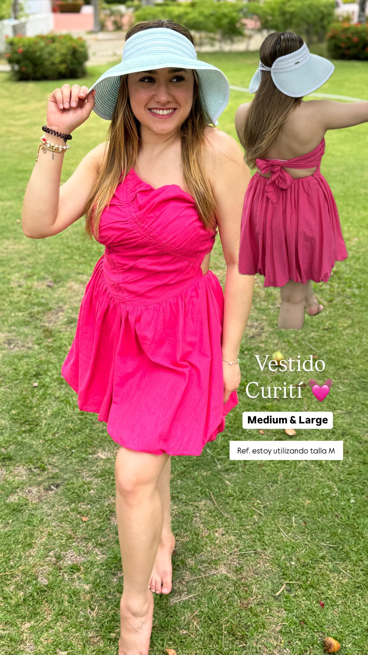 Vestido Curití Fucsia