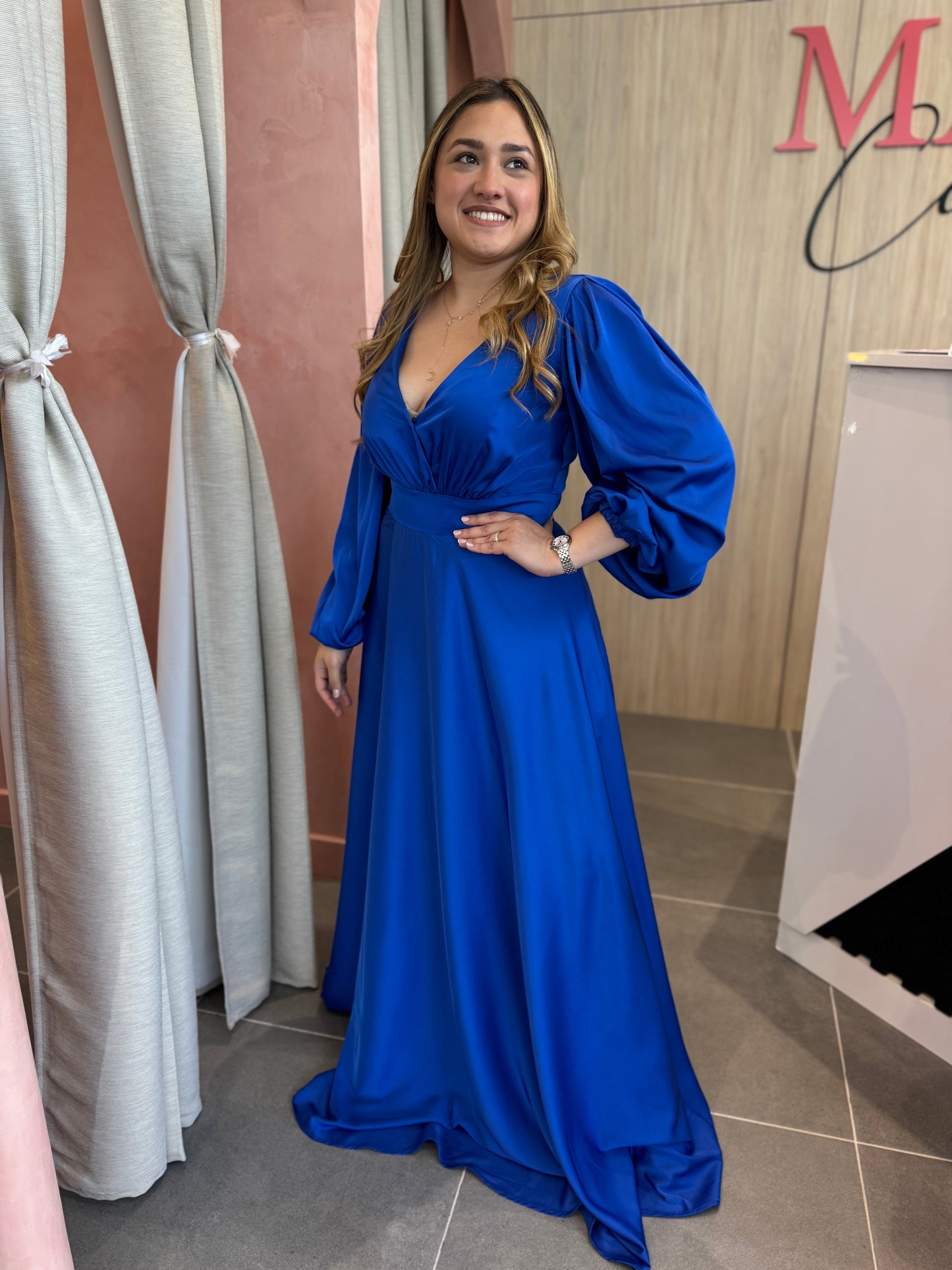 Vestido Ana Azul