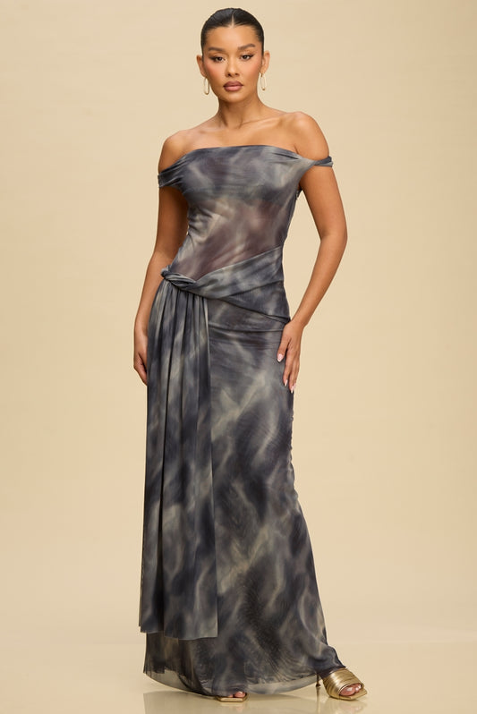 Mika Off shoulder Mesh Dress - 21 nov