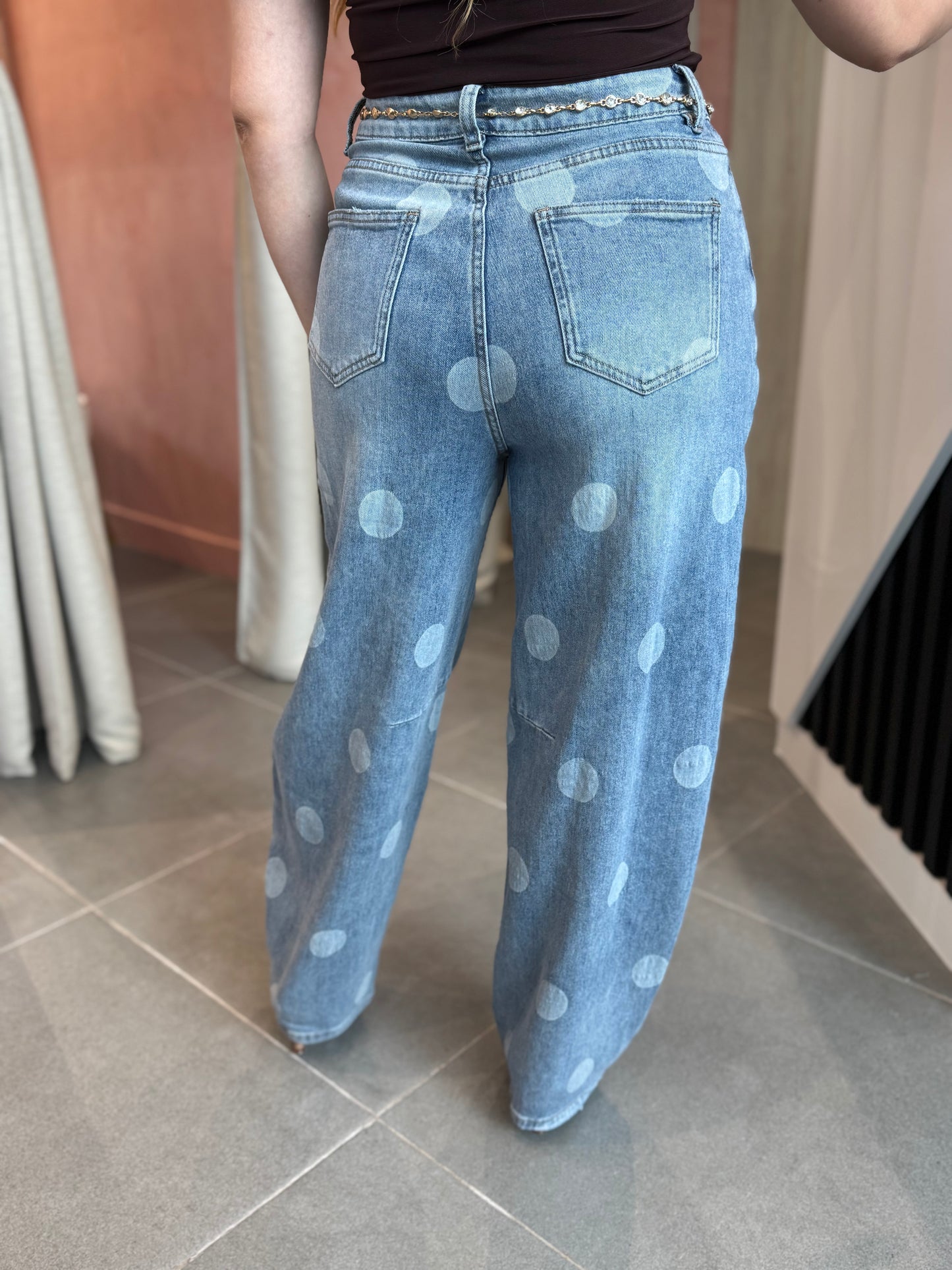 Polka Dot Jeans