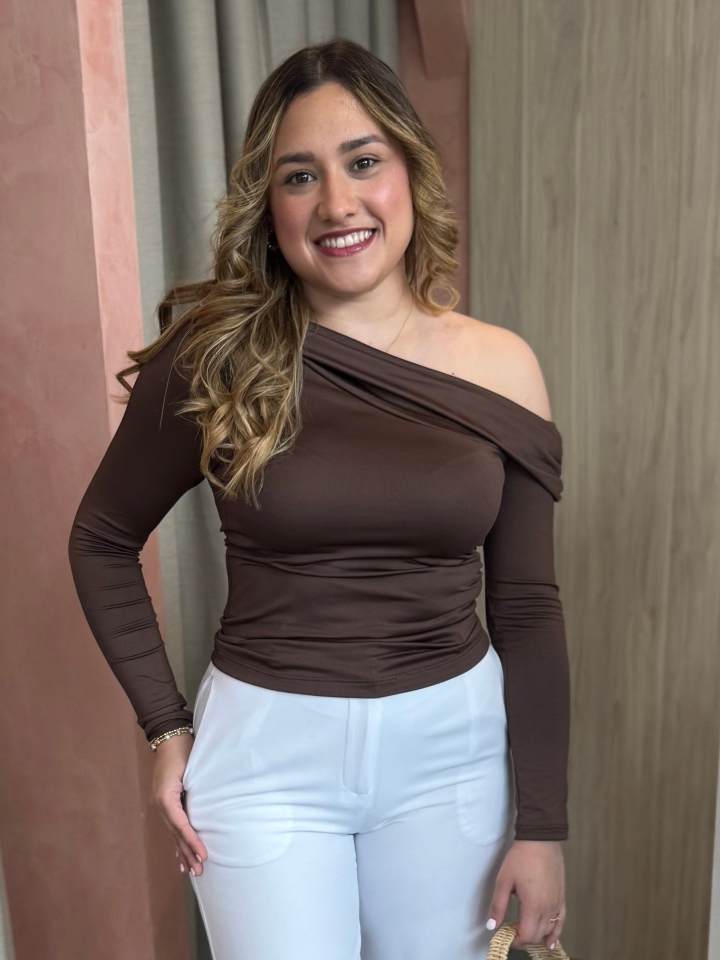 Blusa Rocío Chocolate