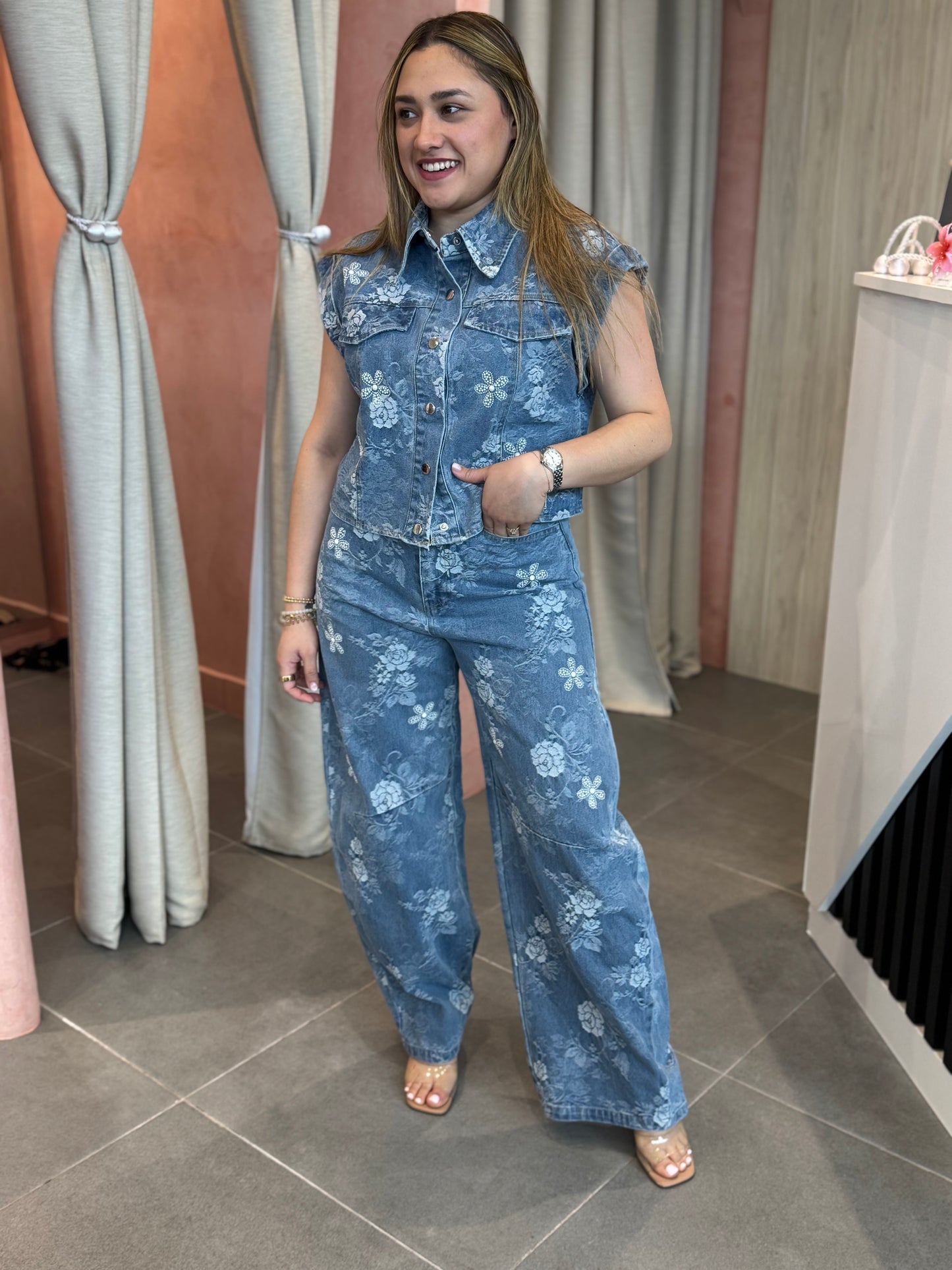 Monica Denim Set