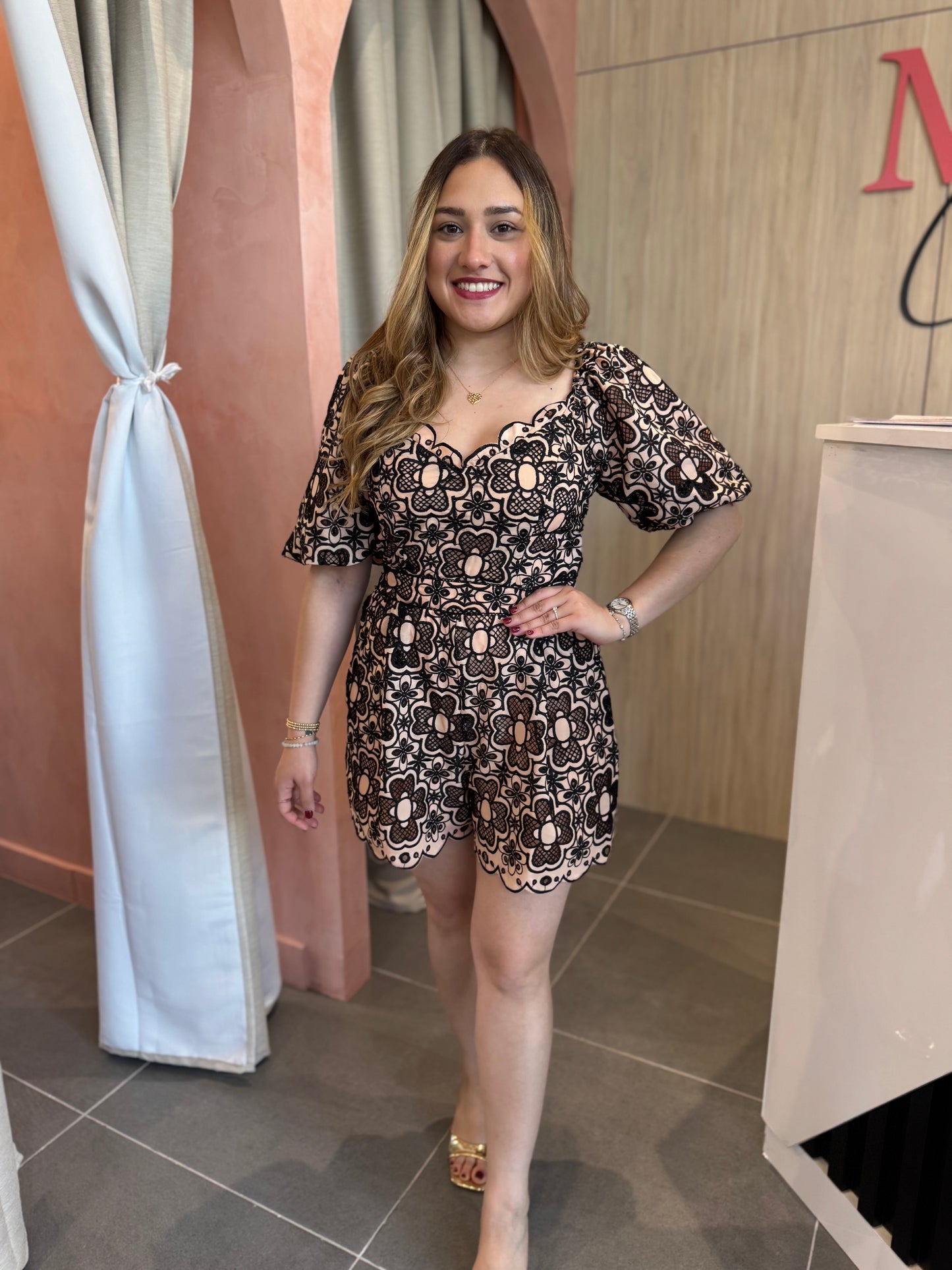 Luz Crochet Romper