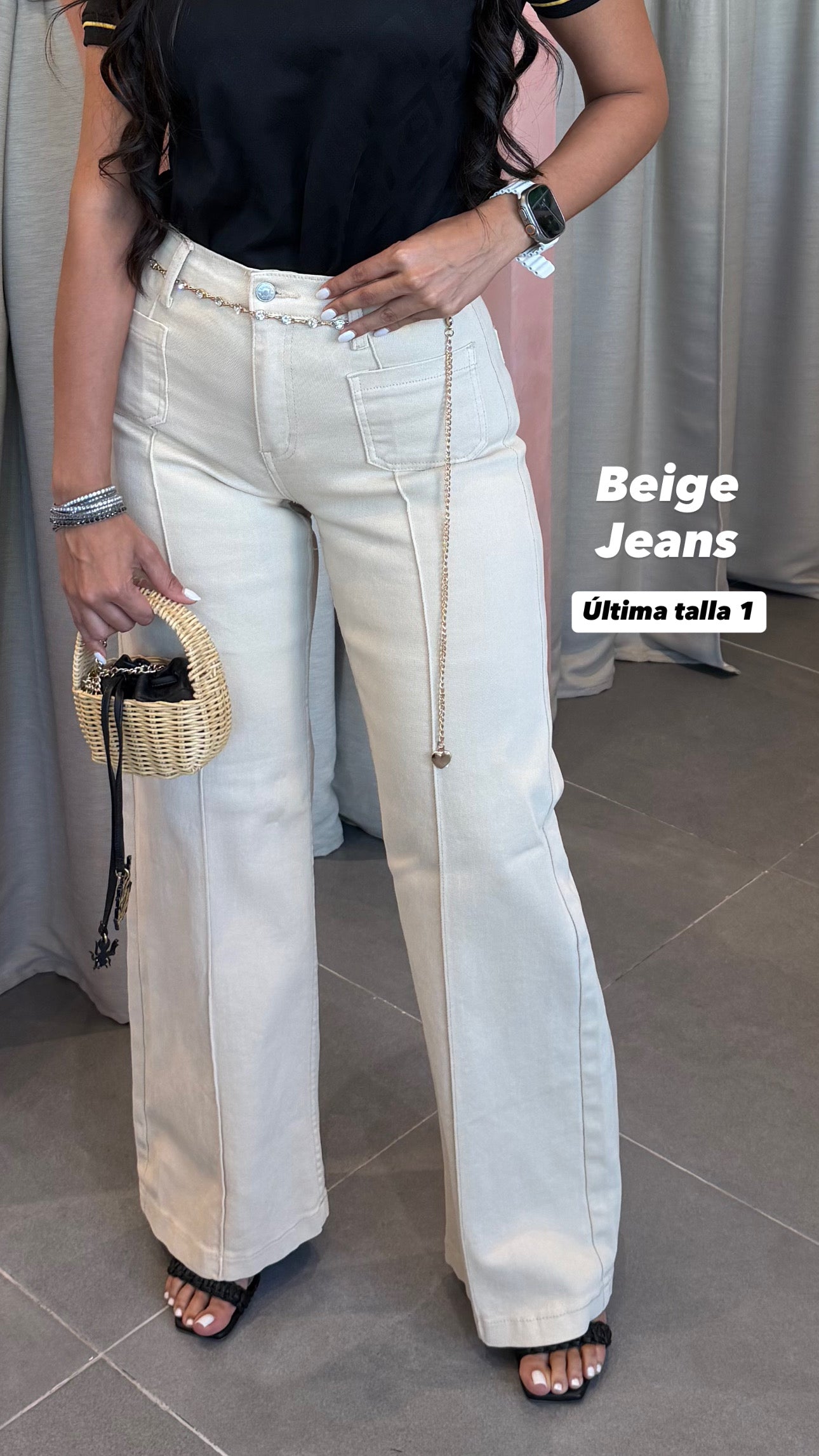 Beige Sand Jeans