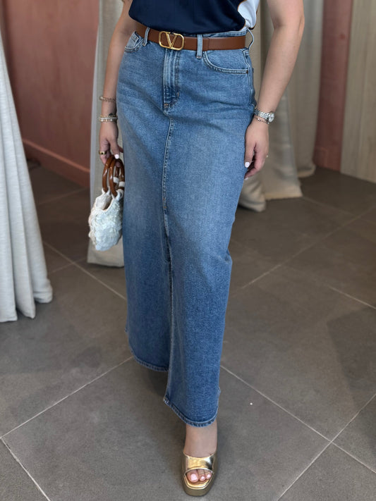 Midi denim Skirt