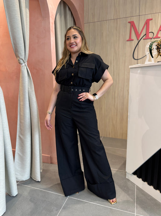 Lina Black Jumpsuit