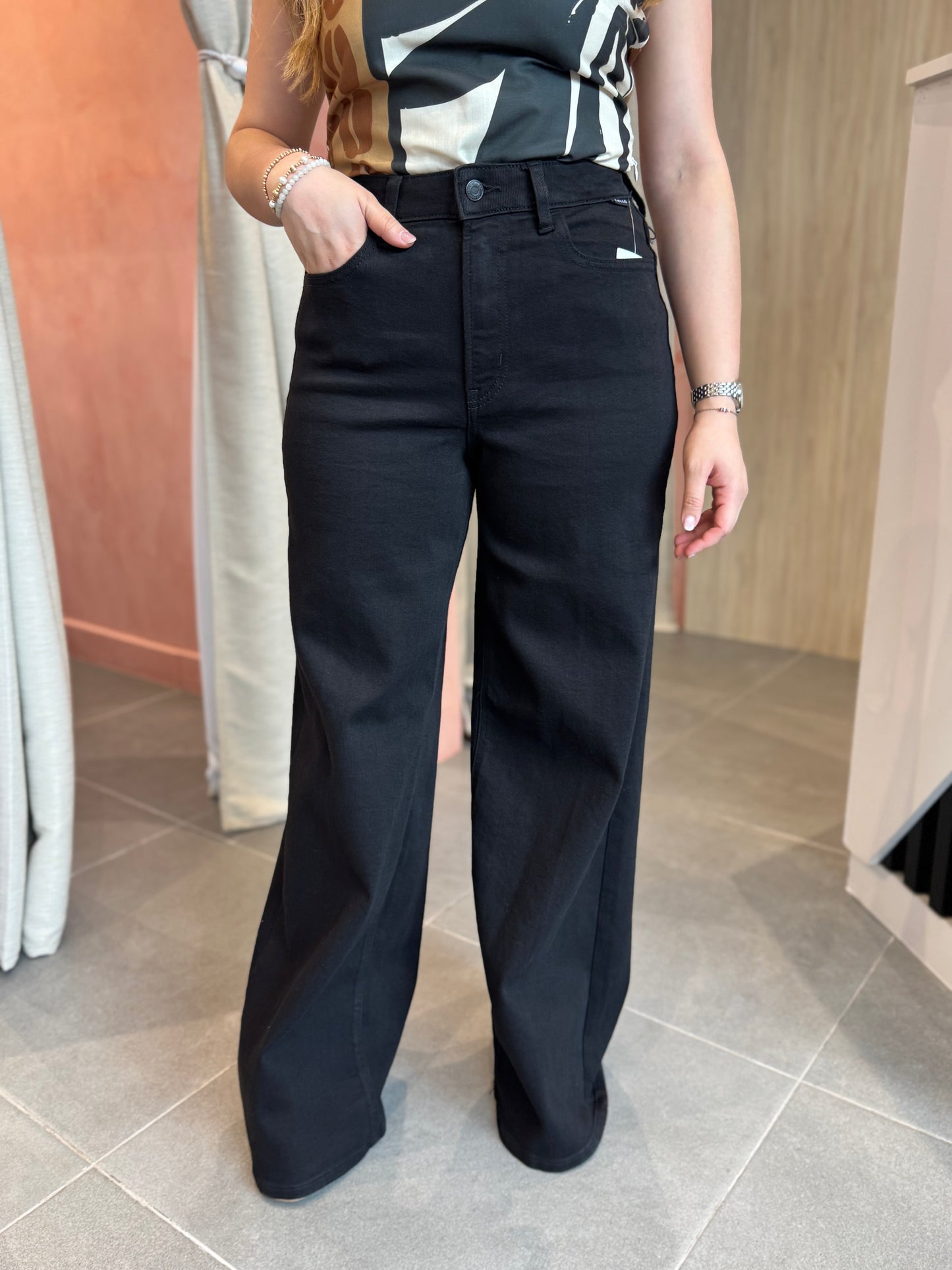 Black Wide Leg Jeans