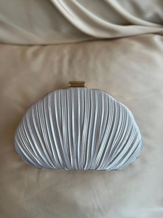 Bolso Forma Concha Blanco