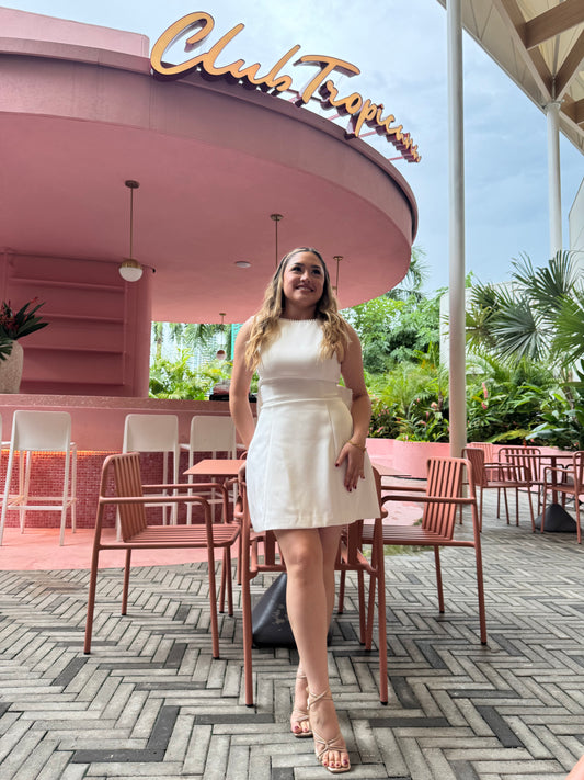 Carla White Mini Dress