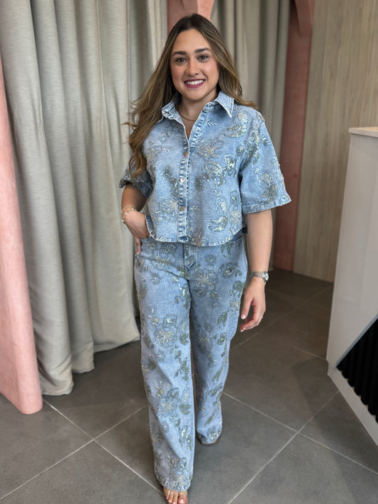 Magdalena Denim Set