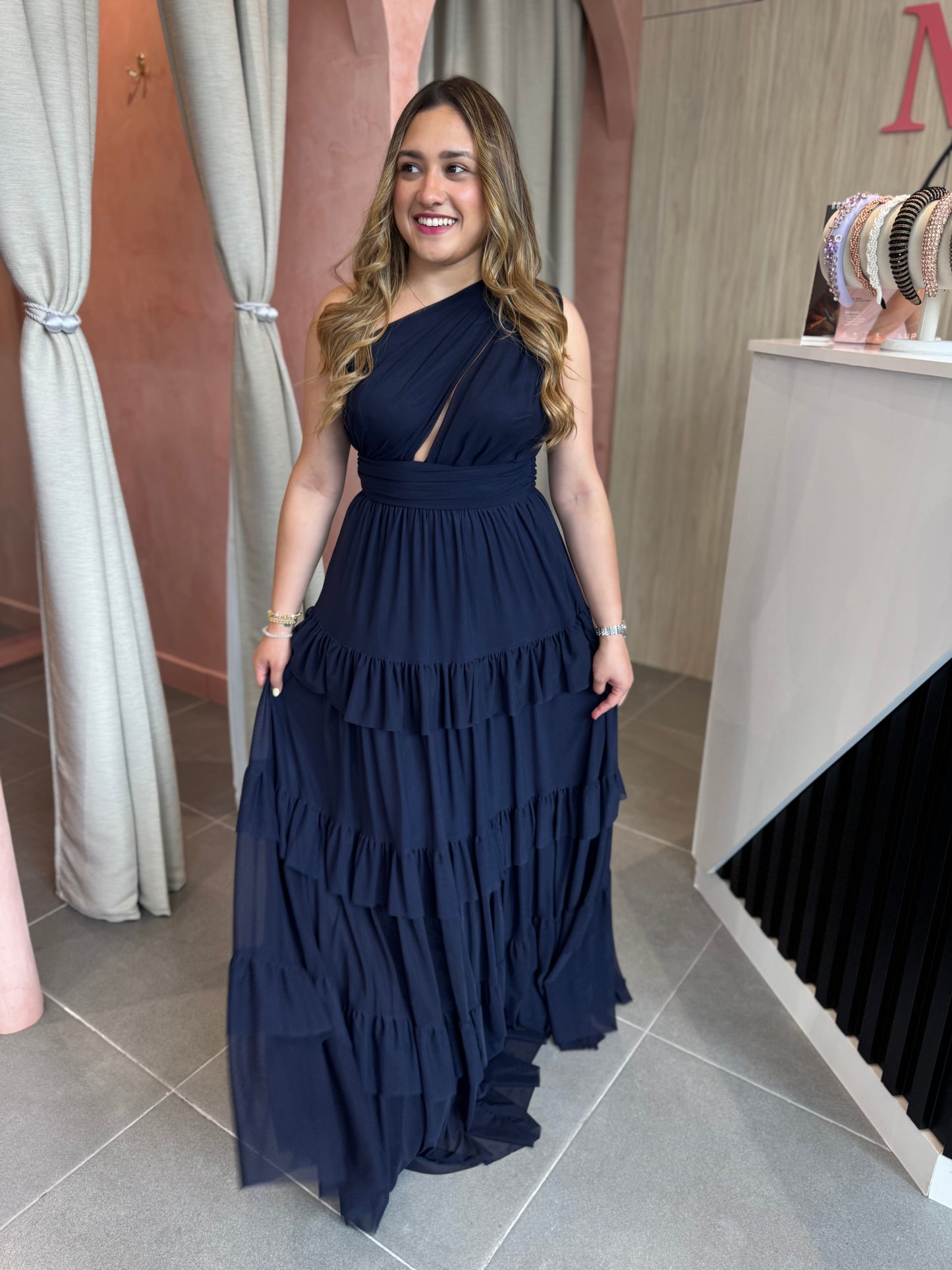 Vestido Abril Azul Navy