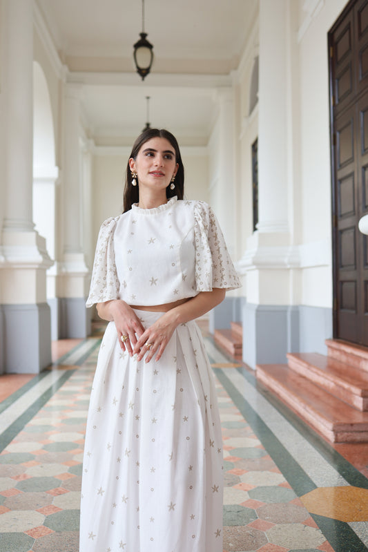 Set Cesi Lino Blanco