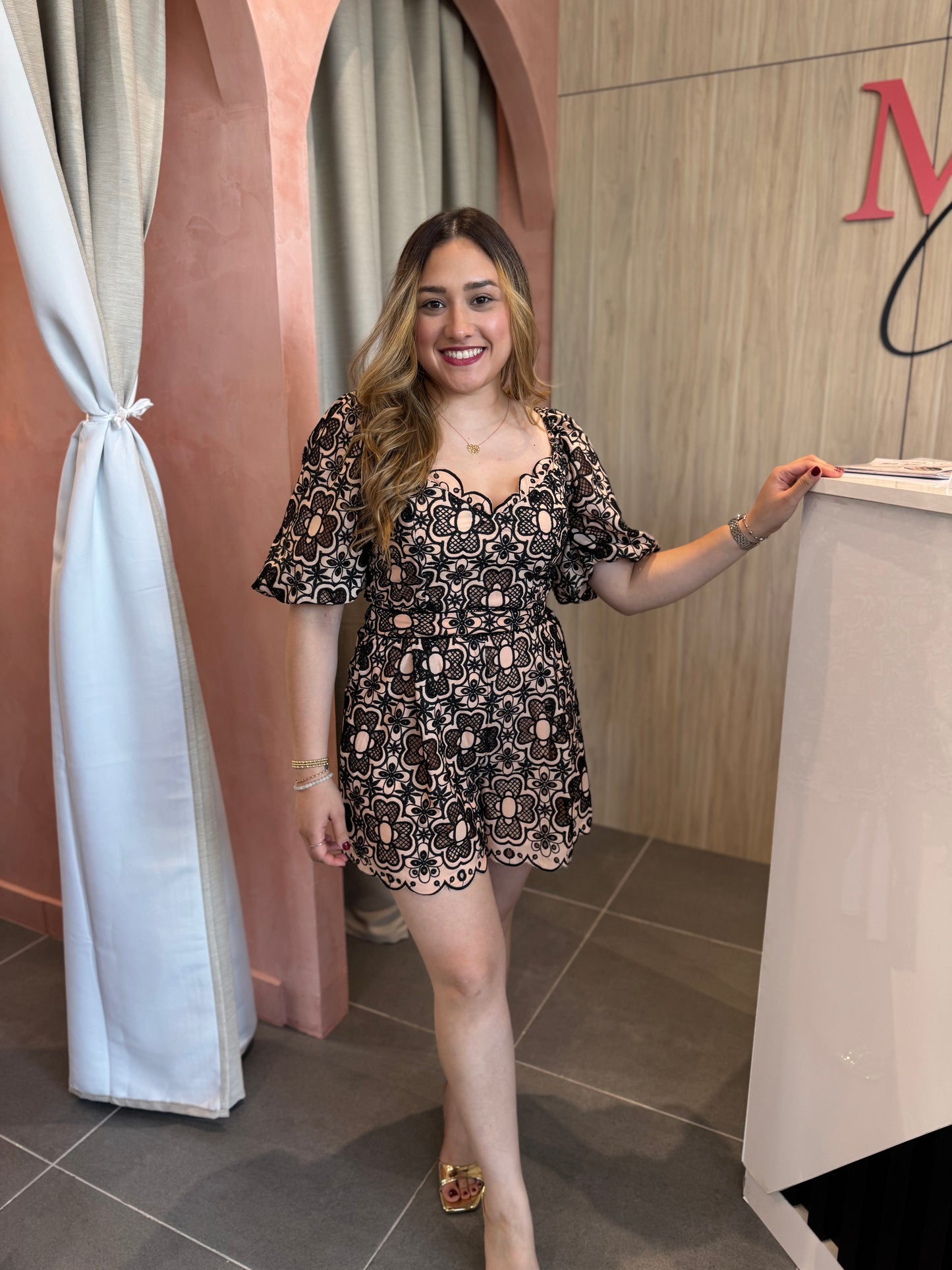 Luz Crochet Romper