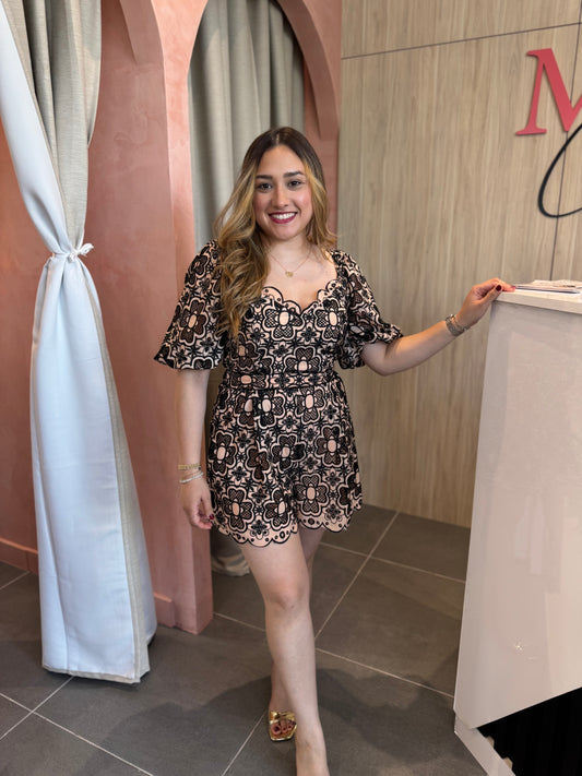 Luz Crochet Romper