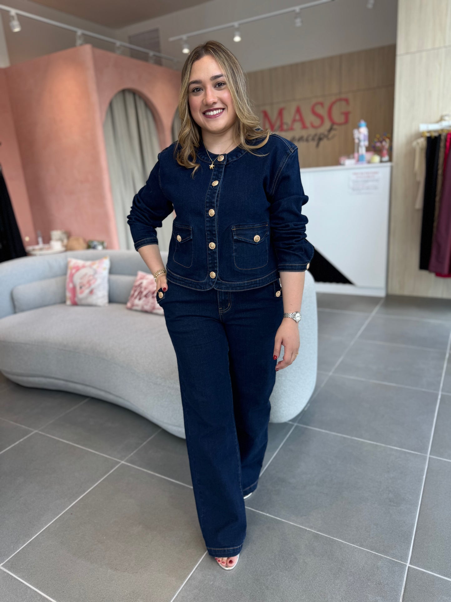 Miley Denim Set