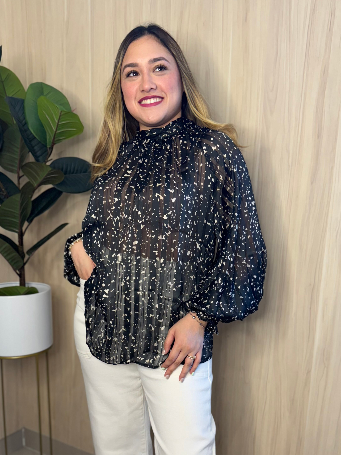 Adela Satin Blouse