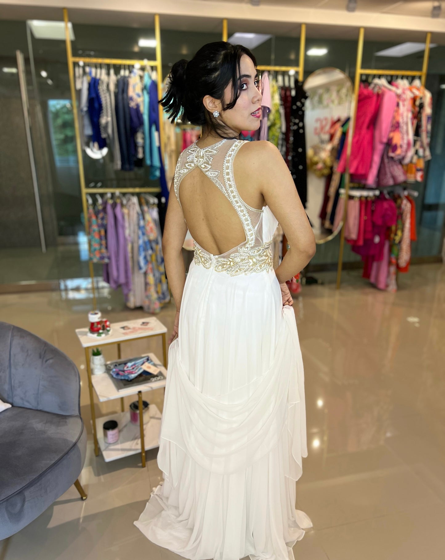 White Formal Dress