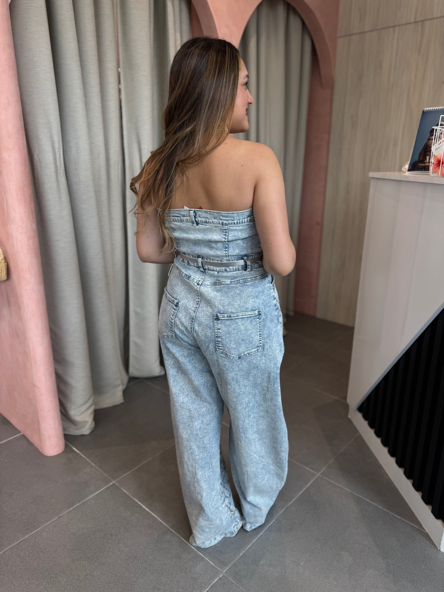 Starlight Denim Jumpsuit
