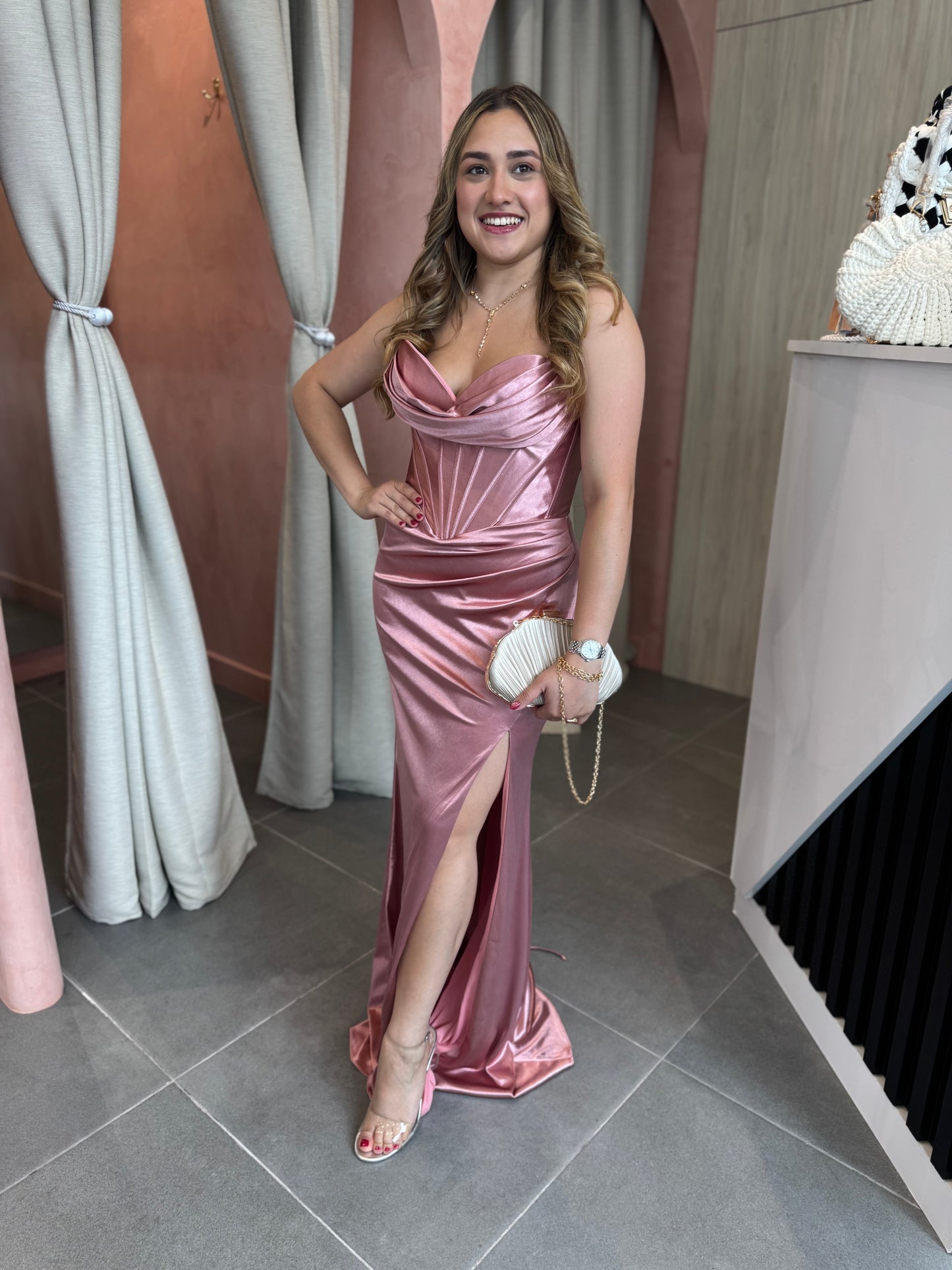 Dusty Rose Maxi Dress