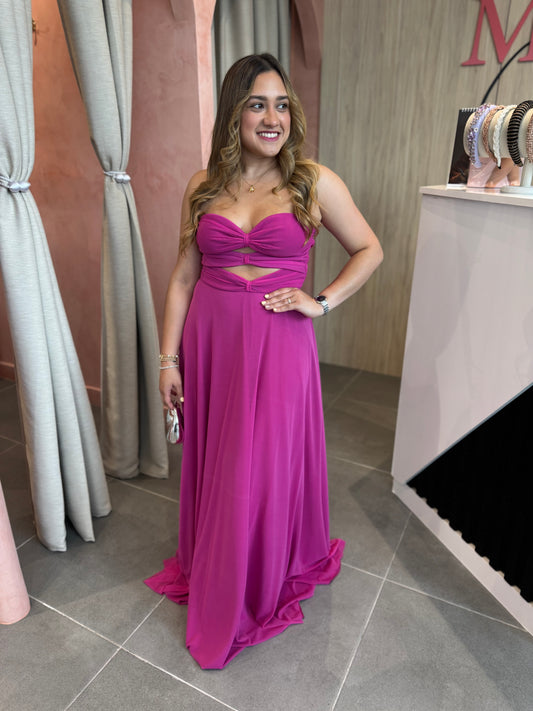 Vestido Romina Fucsia