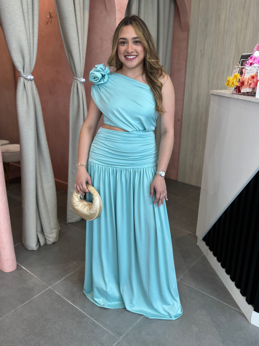 Vestido Loretta Aqua