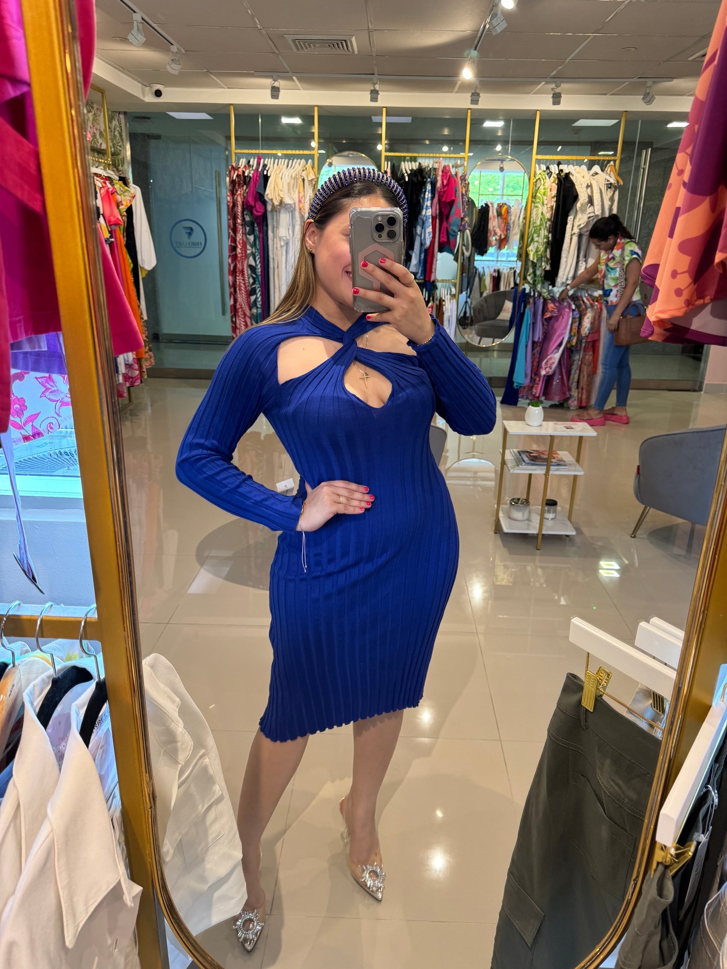 Blue Long Dress