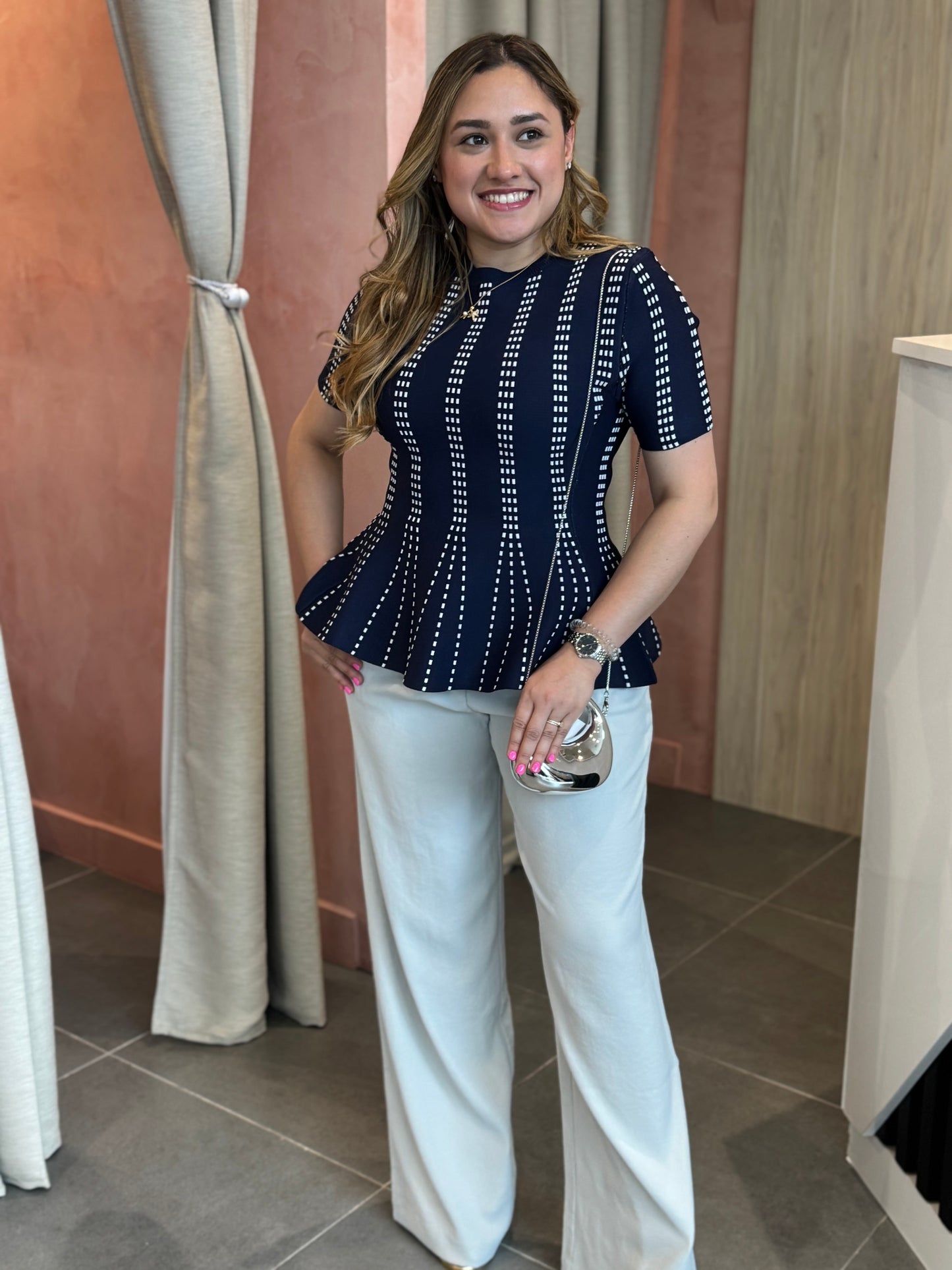 Dove Grey Wide Leg Pants