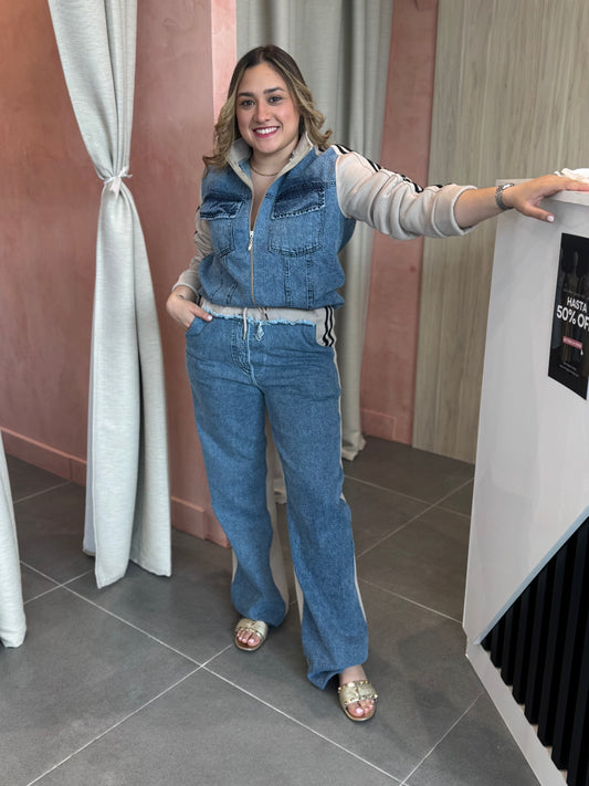 Elka Cotton Denim Set