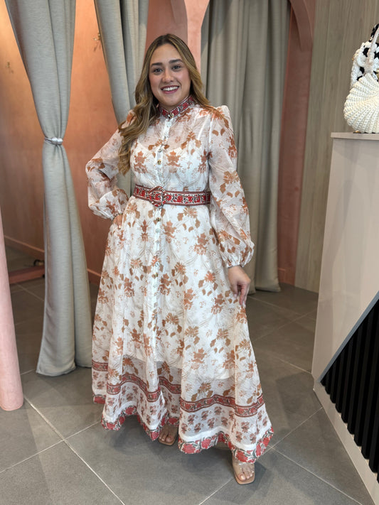 Apricot Maxi Dress