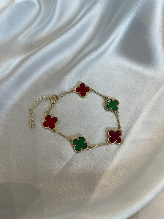 Red Charm Bracelet