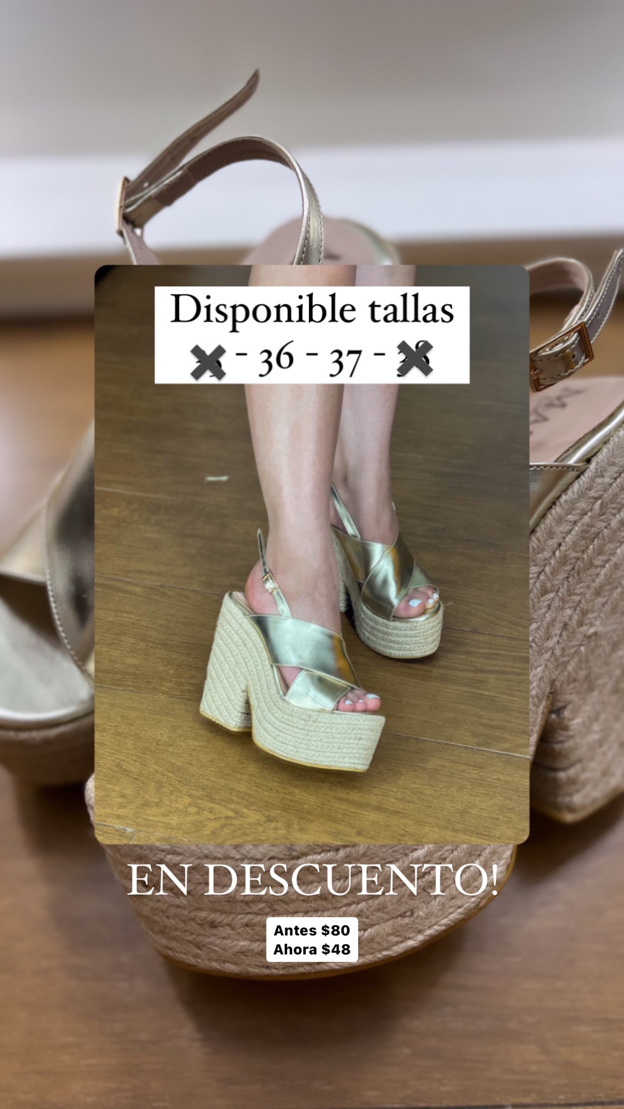 Tacones Dorados