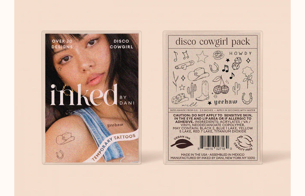 Disco Cowgirl / Temporary Tattoos